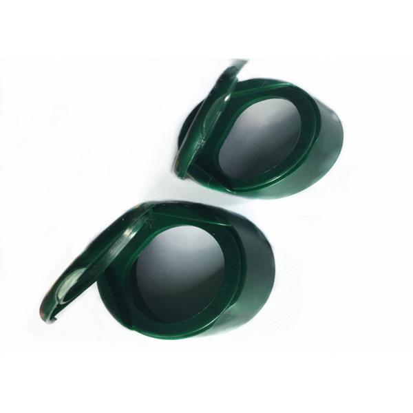 Dark Green Plastic Bottle Lids Smooth Closure 20/410 24/410 For Lotion Bottle