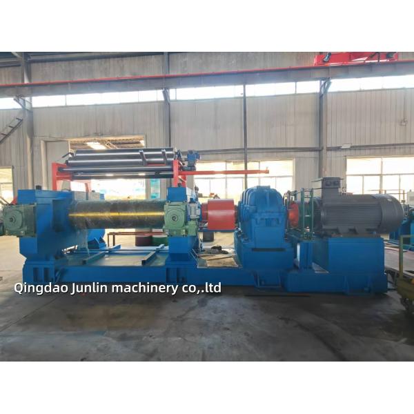 Two Roll Stock Blender Open Mixing Mill Automated For Conveyor Belt Manufacturers