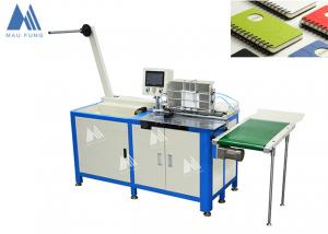 China Semi Auto Double Twin Coil And Wire O Binding Machine For Notebook Calendar Making MF-SDM520 on sale