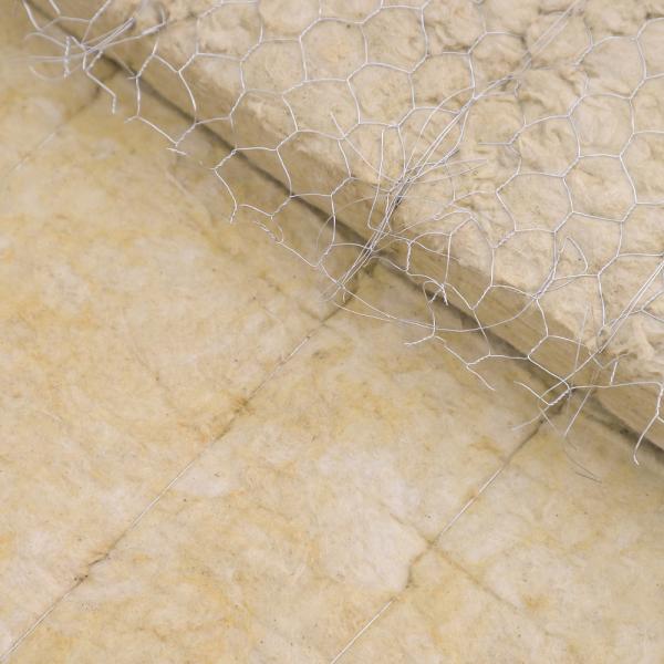 80 Mm Building Insulation Material Mineral Wool Blanket With Wire Steel