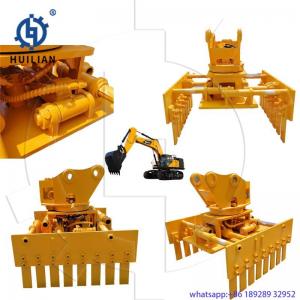 Cheap Hydraulic Brick Clamp Brick Lifter Forklift Block Lifting Tool Brick Clamp For 3 4 5 6 7 8 9 10 15 20 Tons Excavator for sale