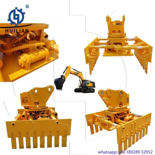Hydraulic Brick Clamp Brick Lifter Forklift Block Lifting Tool Brick Clamp For 3 4 5 6 7 8 9 10 15 20 Tons Excavator