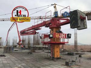 Cheap JIUHE HG33 33 Meters Self-Climbing Concrete Placing Boom Concrete Placement Boom Placer for sale