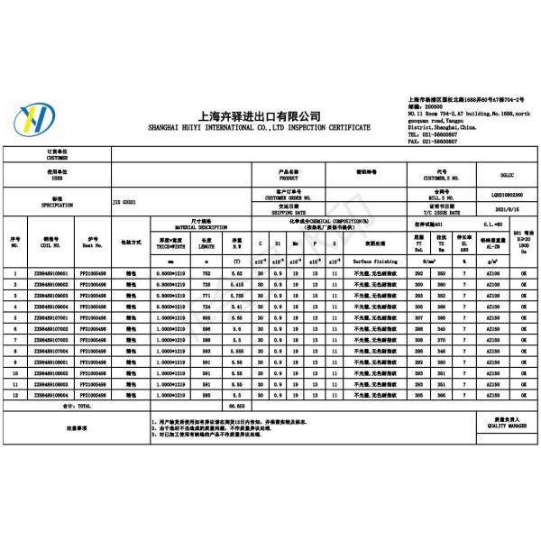 Shanghai Huiyi International Co., Ltd.