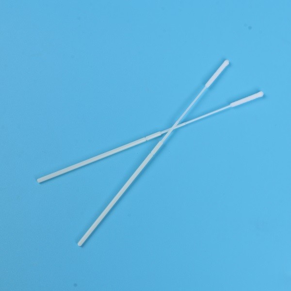Rapid PCR Test Nasal Swab Nasopharyngeal Nylon Flocked Sample Collect