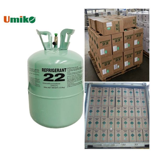 R22 Refrigerant Gas 13.6kg HCFC 22 Cooling Gas  for  HVAC Air Conditioner System Recharging