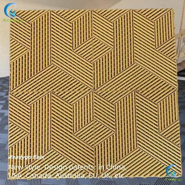 400 * 400 * 18mm Garage Floor Tile Suitable For Workshops High Impact Resistance