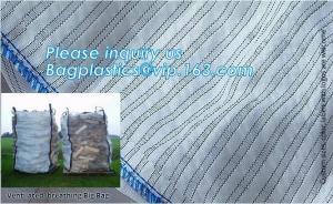 Cheap customizable PP u-panel baffle big bag /coated white woven PP jumbo bag/ventilated 4 panel baffle bag/all colors availab for sale