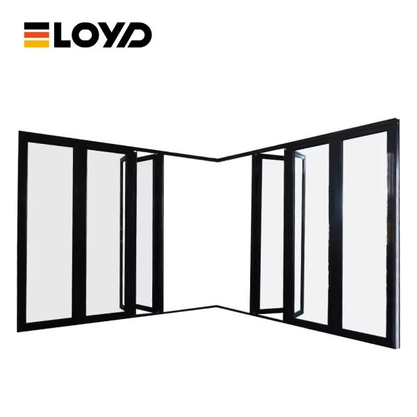 Bifold Sliding Folding Glass Doors Thermally Broken Double Pane
