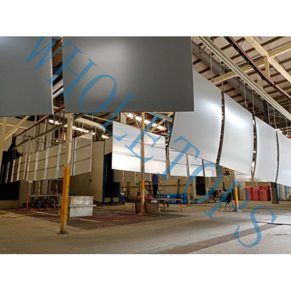 2.0MM Thickness Curved Aluminum Panels For Shopfront Decoration