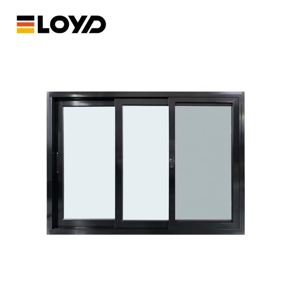 Exterior Window Glass Slider Hurricane Impact Thermally Broken Aluminum Windows