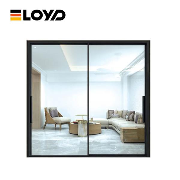 Stackable Hidden Aluminum Accordion Glass Sliding Doors Waterproof Windproof