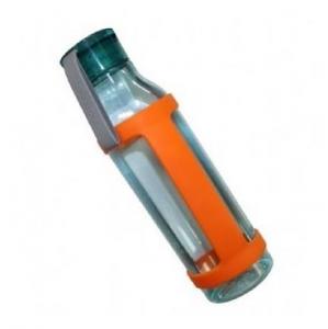 Cheap Silicone Bottle Strap,Soft silicone water bottle with holder strap can hold any bottle for sale