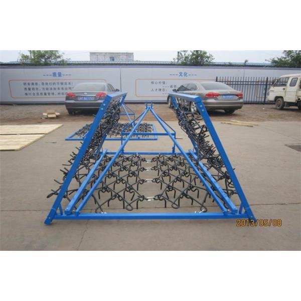 Galvanized 3 Point Hooked Spring Tooth Drag Harrow For Tractor