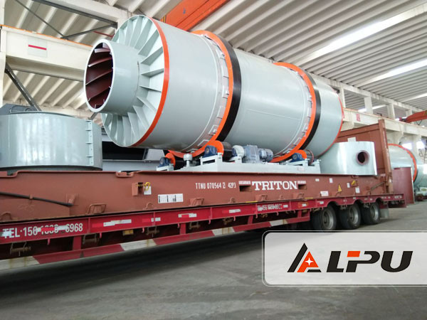 ISO Certificated Industrial Rotary Dryer / Ore Sand Rotary Drum Dryer Machine