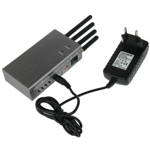 4 Antenna Handheld Cell Phone 2G GSM GPS WIFI Signal Jammer Blocker W/ Single Band Switch