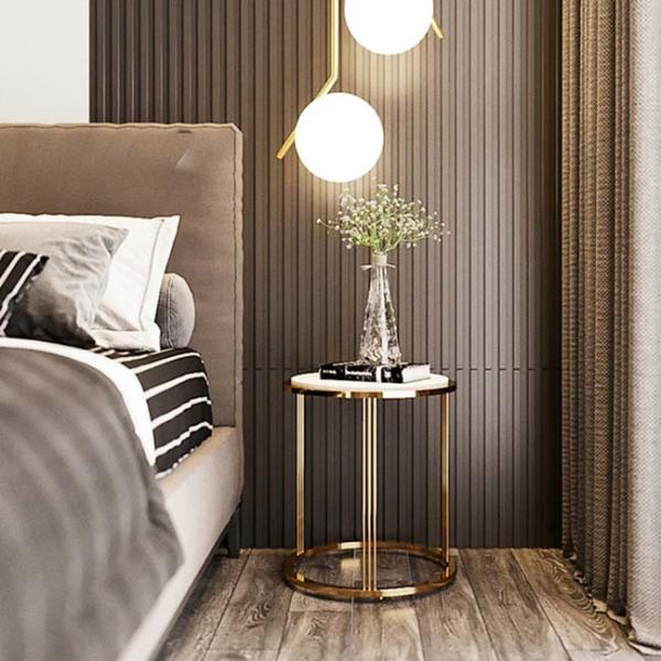 Wooden Grain Indoor Flute PVC Interior WPC Wall Panel For Decoration