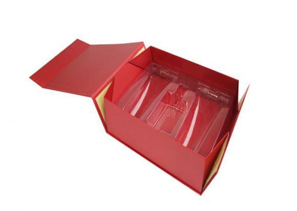 Recyclable Empty Chocolate Gift Boxes , Hinged Lid Cardboard Box With Window