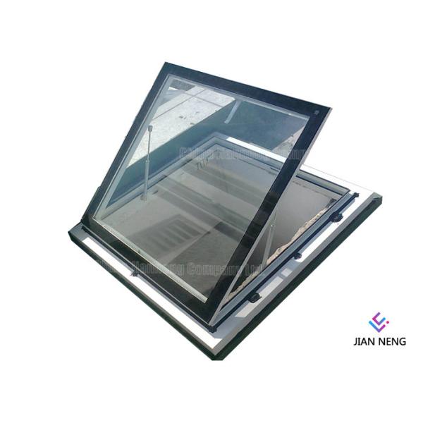 Top Hopper Bottom Hung Anodised Aluminium Windows For Residential Home Office