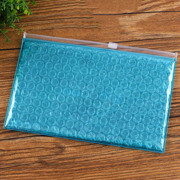 Clear Transparent Recycle Zipper Bubble Bag Custom Logo And Size