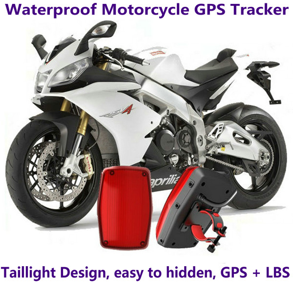 GPS304 Waterproof Motorcycle GSM GPRS GPS Tracker LBS Locator W/ TF Slot for GPS Data Logging 9~40V Support Alarm Siren