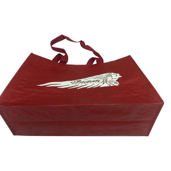 Custom OEM Fashion reusable 130grs PP woven with matte shopping bag In Europe Market