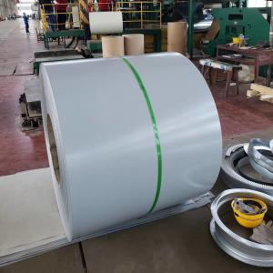 China 24 Inch White Aluminum Coil For Rolling Gate Corrosion Resistance on sale