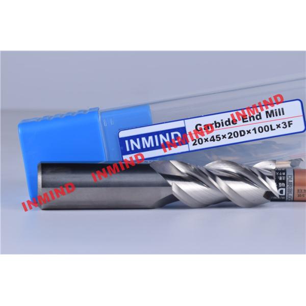 1-20mm Tungsten Carbide 2 Flute Square End Mill For Aluminium