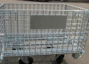 Cheap 5mm Plastic Spraying Mesh Cage Storage Folding Multifunctional Cart for sale