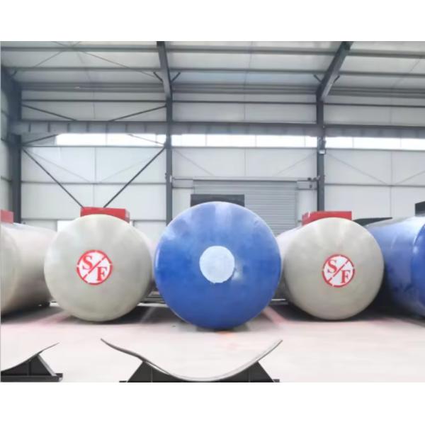 SF Fiberglass Frp Double Wall Underground Storage Tank Fuel Oil  Gas Station Diesel Petrol Double Layer