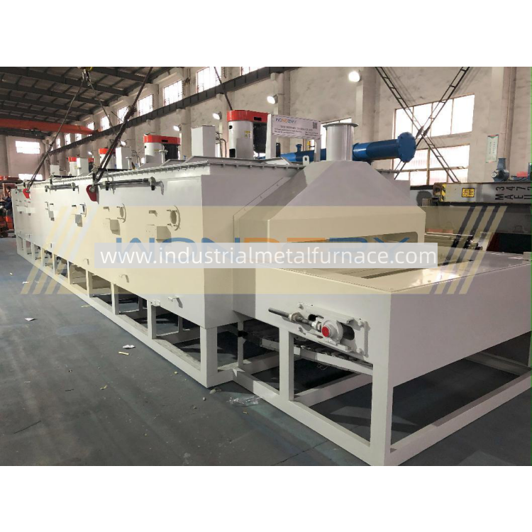 Industrial Gas-Fired Chain Conveyor Tempering Furnace for Spring Coils | Model WDL-605-1502000 | Wuxi Wonderly