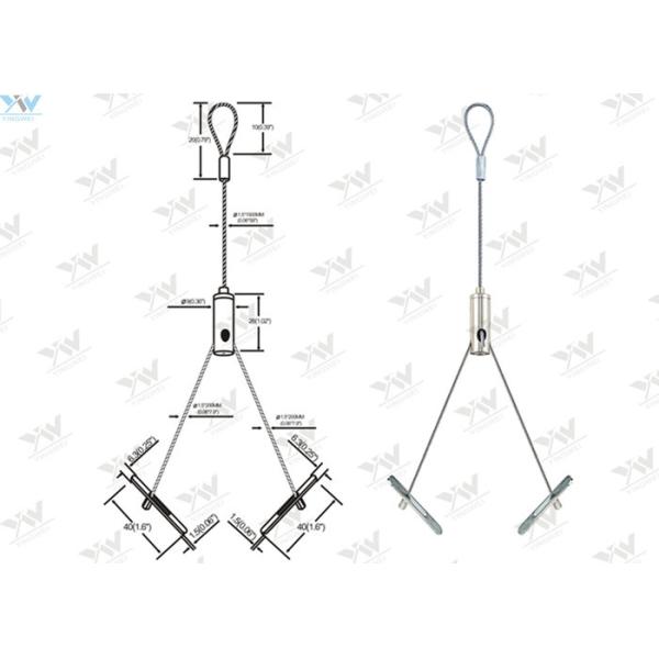Y Cable Suspension Kits Adjustable Cross Cable Industrial Kits With Toggles