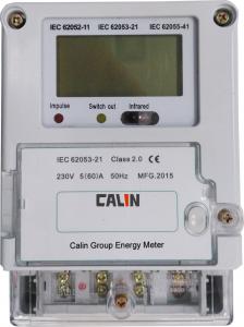 Cheap 1 Phase Wireless Watt Meter Plc G3 Smart Electric Meters With Plug - In Module for sale