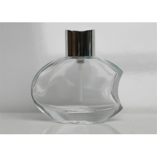Black Cap Pretty Perfume Bottles , Tamper - Evident Glass Scent Bottles
