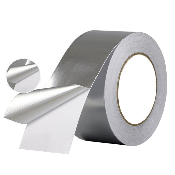 HVAC Aluminum Foil Packing Adhesive Tape For Sealing Patching Duct Pipe 10m
