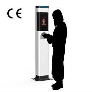 China Smart AI Thermal Scanner Face Recognition Hand Sanitizer Dispener Biometric Attendance Kiosk Free Api Sdk on sale