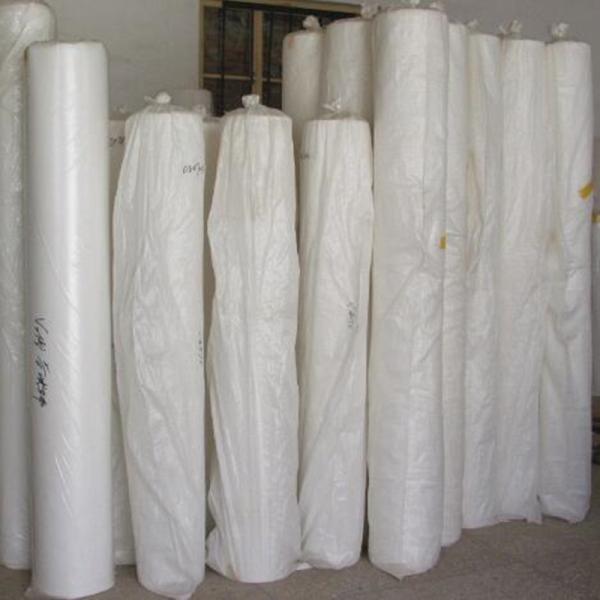 PVA Cold Water Soluble Non Woven Fabric Embossed Pattern For Embroidery