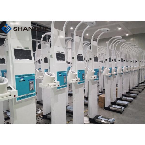 Coin Operated Body Weight And Height Scale Blood Pressure Heart Rate Measuring Machine