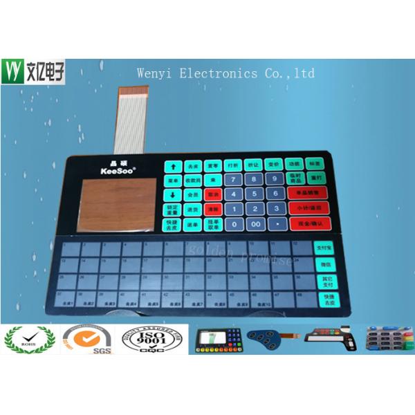 IP67 Waterproof Membrane Switch ZIF Connector LCD Window For Electronic Scale
