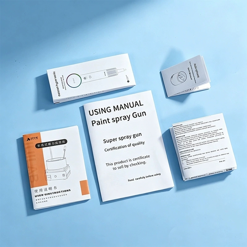 Instruction Manual Booklets With Multi-Panel Folding For Consumer Electronics