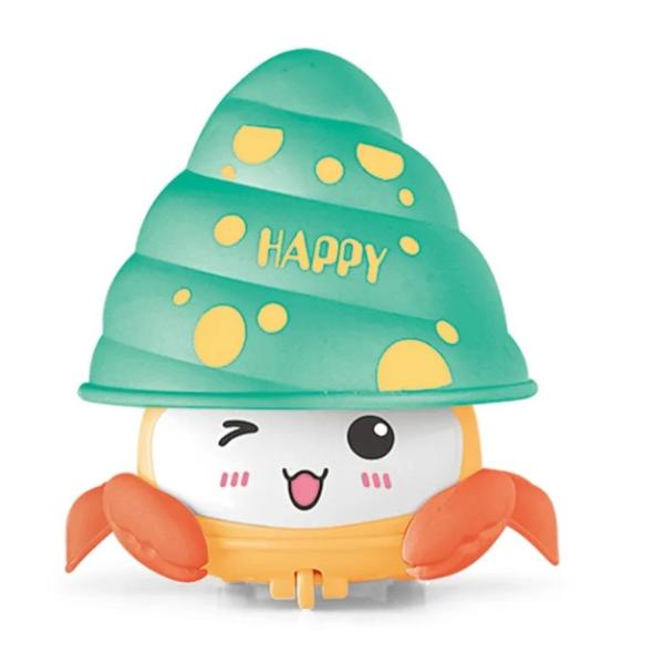 Wholesale Mini Hermit Crab Car Toys Car Hand Press Cartoon Crab Children′s Toys Party Supplies Interactive Toys
