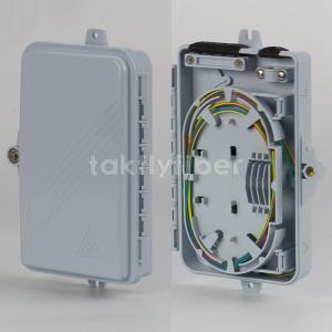 Cheap 4 Port IP65 Fiber Optic Termination Box Wall Mount With SC Pigtail PLC Splitter for sale