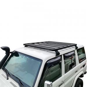 China 23.5KG Universal Off Road Land Cruiser LC79 Series Aluminum Alloy Low Profile Flat Car Roof Racks for Toyota on sale