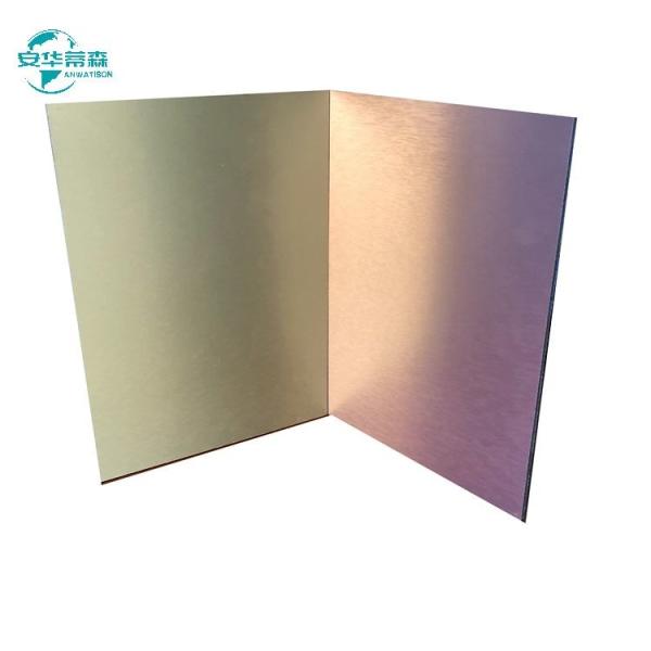 Construction Materials Brushed Aluminum Acm 1220mm Width Aluminium Acp Sheet