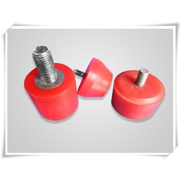 Any Size Any Color Oil Resistant Aging Resistant   Polyurethane Wheels Coating with Iron Core