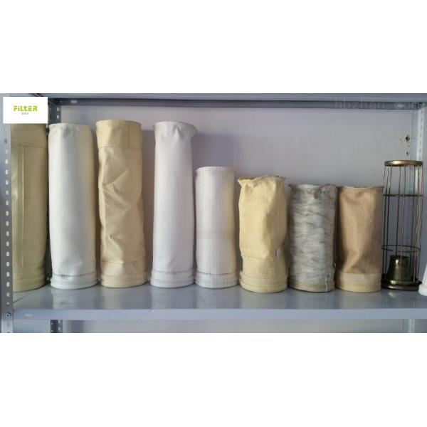 Cylinder Fibreglass PPS Filter Bags For Industry Dust Collector