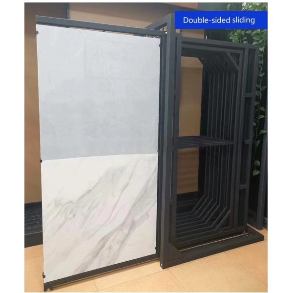 Mosaics Tile Display Stand Slab Sliding Out Granite Sample Display Rack Single Double Sides