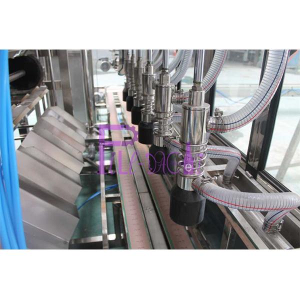 Four Washing Steps Automatic Water Filling Machine With Stainless Steel Chain