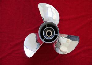Cheap 13 1/2 X 15-K 3 Blade Stainless Steel Boat Propeller 0-140hp For YAMAHA for sale
