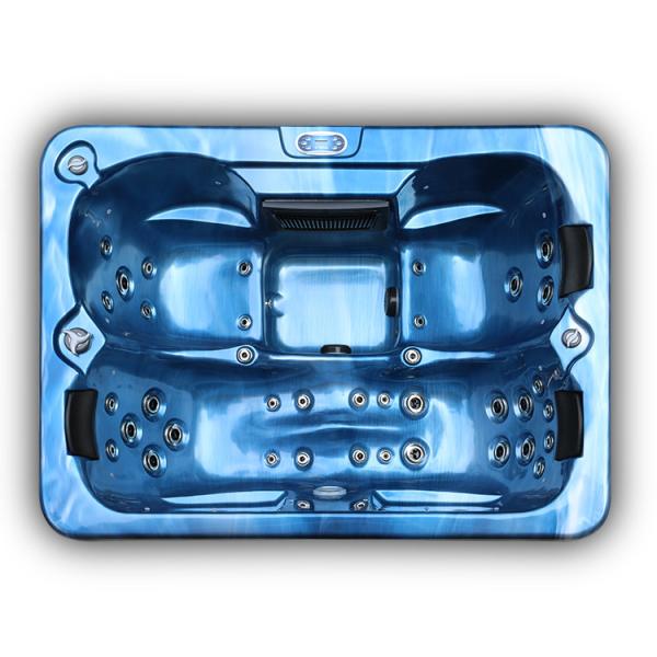 3 Person Acrylic Massage Bathtub 1800L Outdoor Whirlpool Hot Tub